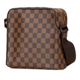 ルイ ヴィトン ダミエ オラフPM 斜め掛け ショルダーバッグ N41442 ブラウン PVC レザー レディース LOUIS VUITTON 【中古】